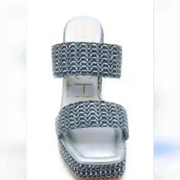 Mattise Wedge Square Toe Platform Woven Beach Sandal  - NWT size 10 - Picture 1 of 5